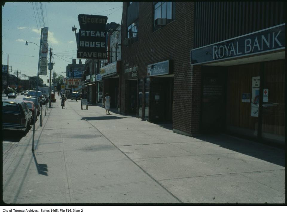 Bayview ave 1980s 2 yeoman steakhouse